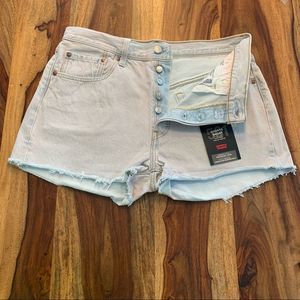 LEVI’S HIGH RISE 501 SHORTS SIZE 31